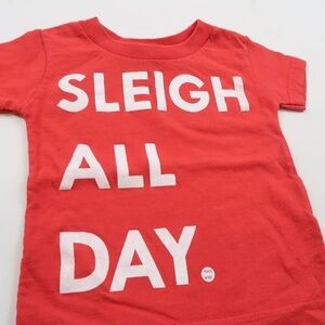New this kid sleigh all day soft tshirt​